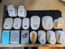 Various Paper Craft Punches. Birabira, EK, Sunlit