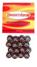 16 Brightvision Redline Wheels - 16 Medium Deep Dish Bright Chrome Bearing Style