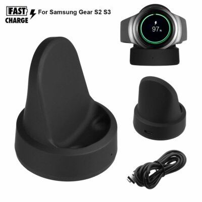 For Samsung Gear S2 S3 Classic/Frontier Wireless Charging Dock Cradle Charger