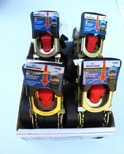 4 Retractable Ratchet Strap  ( 1 inch x 6 feet) - Tie Down Trailer, Bolt Down