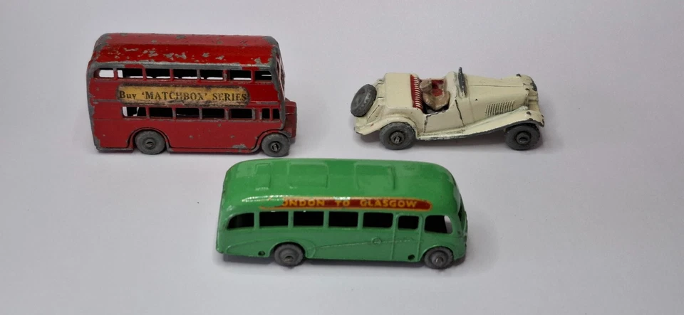 MATCHBOX LESNEY - LOTTO 3 PEZZI : MG TD - BUS - LONDON BUS - Immagine 2 di 4
