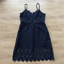 NWT Francesca’s navy lace midi dress, size 1X
