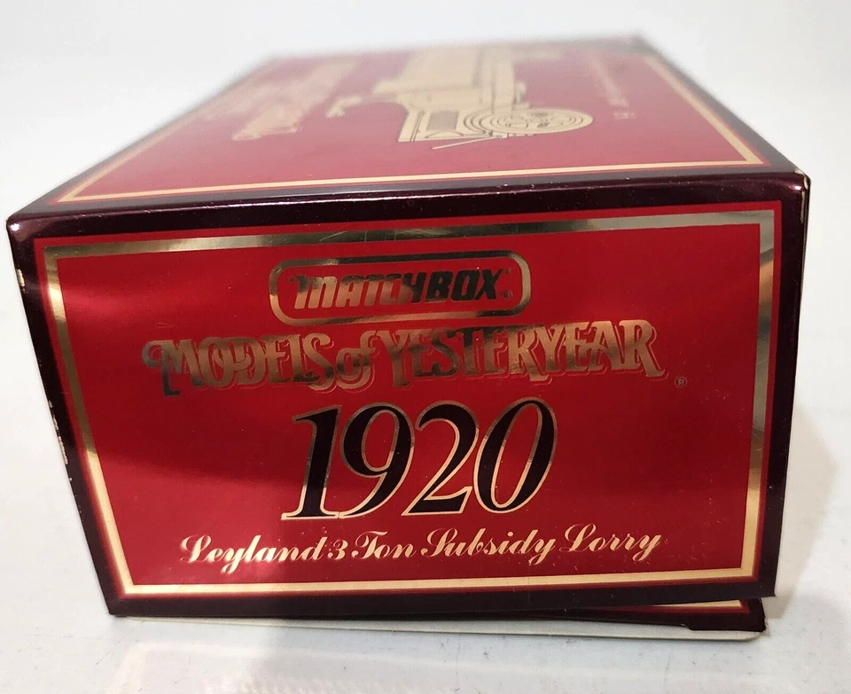 Matchbox Models of Yesteryear 1920 Leyland 3 Ton Subsidy Lorry Vintage New - Image 3 of 4