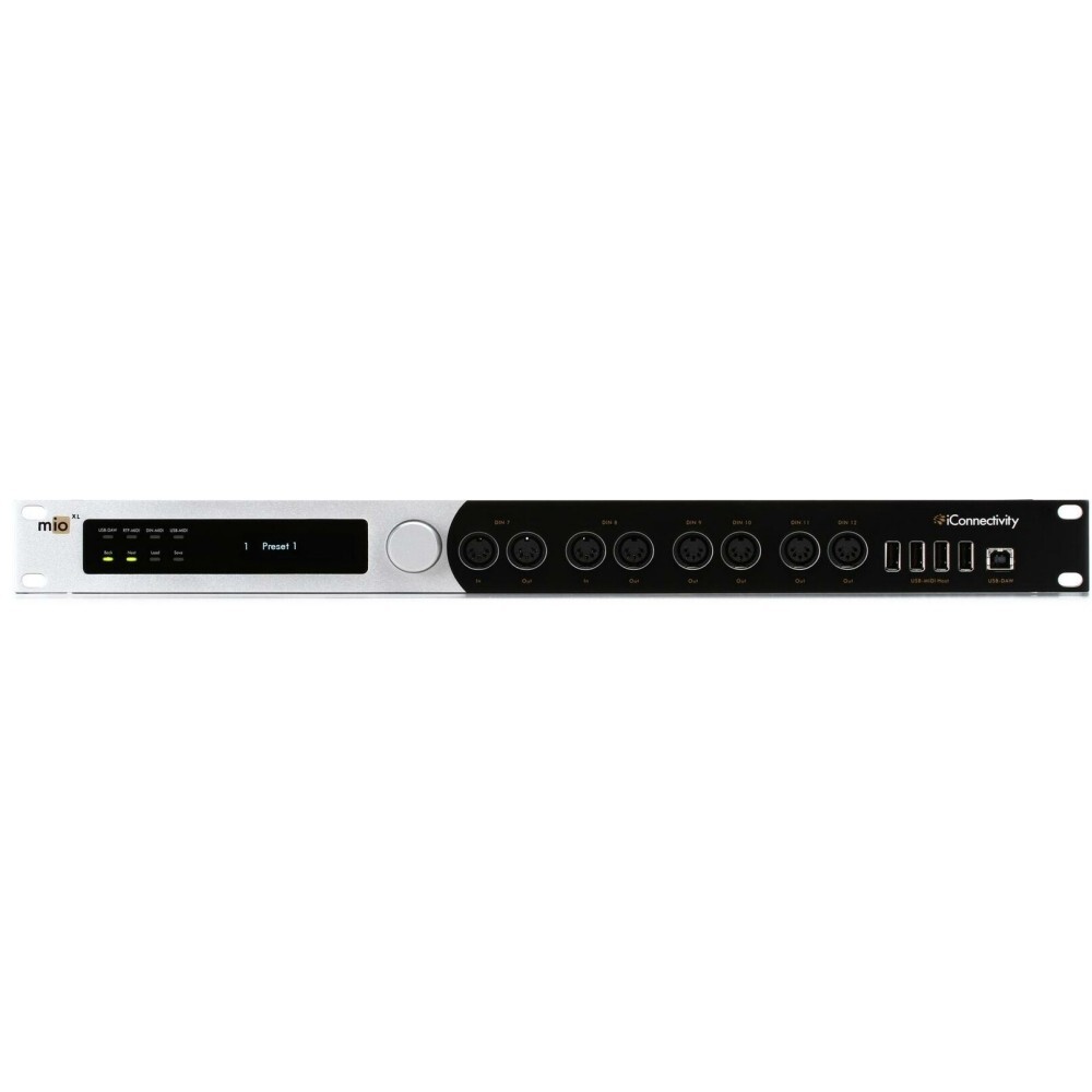 iCONNECTIVITY MioXL Rackmount WiFi / USB / MIDI / Ethernet Audio