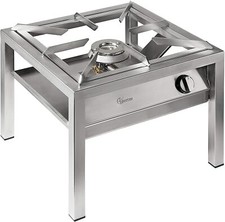 Parker Fornellone professionale industriale 1 fuoco in acciaio inox 18/10 14 Kw