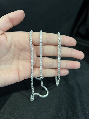 925 Sterling Silver Mens Diamond Cut Box Chain Necklace 30