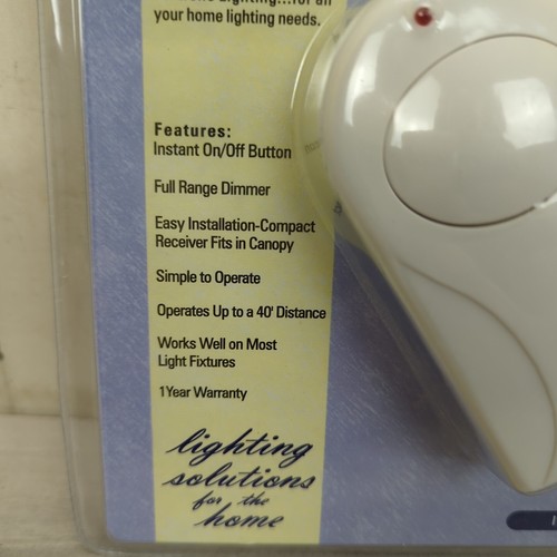 Portfolio Lighting Chandelier Remote Control & Receiver Kit Model # LRC-1L New - Picture 3 of 5