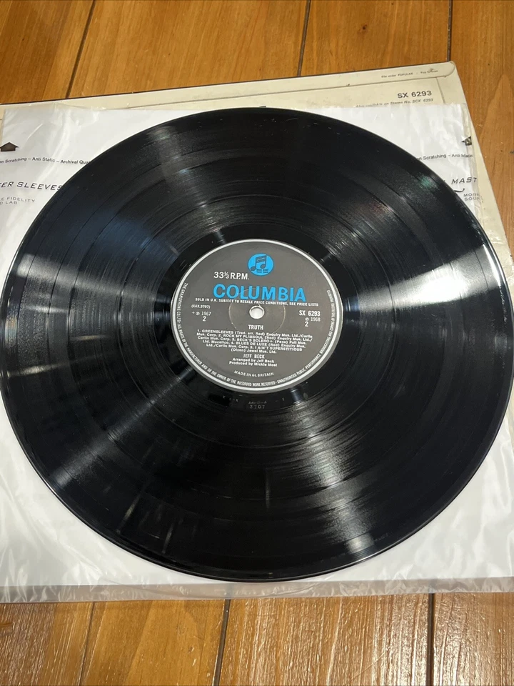 JEFF BECK Vinyl LP TRUTH COLUMBIA SX 6293  UK 1ST MONO Press 1968 Rod Stewart - Image 4 of 4