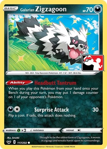 059-100-S8-B - Pokemon Card - Japanese - Galarian Zigzagoon - C | eBay