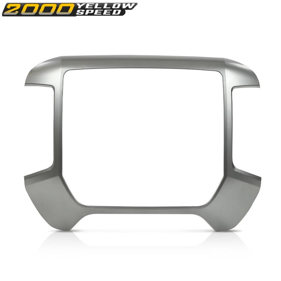 Dash Center Radio Control Bezel Panel Fit For 2014-2020 Silverado Sierra  - Image 2 of 4