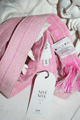  Noa Noa New Belt  Soft Summer Binde-Gürtel Textil Art Pink one size /124 cm Neu