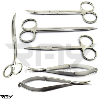 Medical Micro Surgical Operating Dissecting Scissors Suture Bandage Instruments