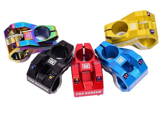 HONSUN Aluminum Bicycle Stems 28.6*31.8*50mm 0° MTB Road DH Bike Short Stem - Image 2 of 4