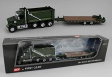 DCP 1:64 *GREEN* Western Star 49x Dump Truck w/Beavertail Tag Trailer *NIB*