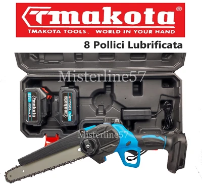 Elettrosega a batteria Mini Motosega 8 pollici Lubrificata Olio tagliarami 68Vf