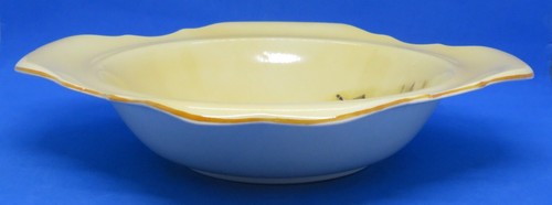 Hanley pottery vintage Art Deco antique village scene square bowl dish - Picture 7 of 9