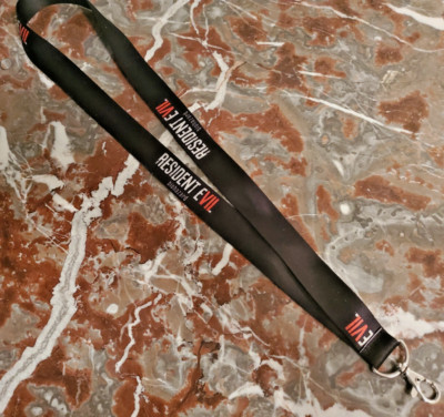 CAPCOM RESIDENT EVIL 7 BIOHAZARD LANYARD PROMOTIONAL ITEM!