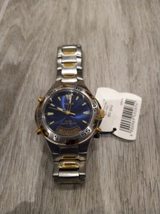 pulsar watch blue face
