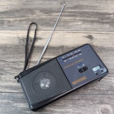 Vintage Pocket Radio Bellwood Model 835 AM/FM 2 Band Tested Antenna Built-in