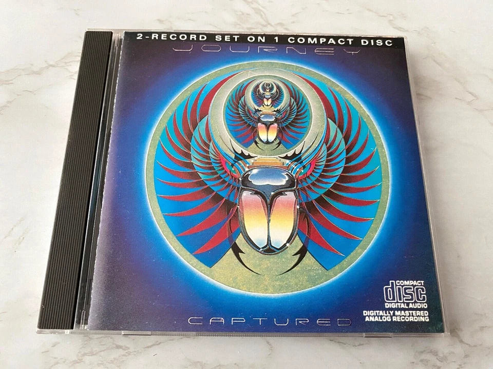 Journey Captured CD DADC PRESS! Columbia CGK 37016 Steve Perry, Lights RARE! - Imagem 4 de 4