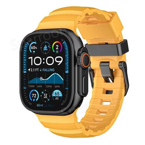 Durable Trail Loop Rugged Silicone Strap for Apple Watch Ultra 2 Band 45/46/49mm - Zdjęcie 31 z 73