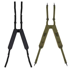 Rothco G.I. Type "H" Style LC-1 Suspenders - Black or Olive Tactical Suspender