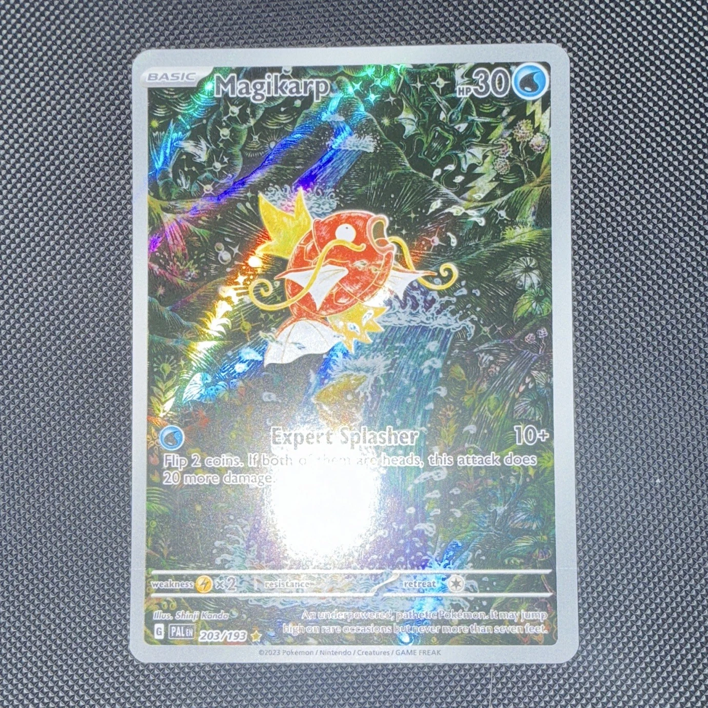 Pokémon TCG Paldea Evolved Magikarp 203/193 Illustration Rare Holo ENG