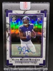 2020 Panini Donruss Optic #ESR-JUJ Justin Jefferson Rookie Auto /25 Vikings