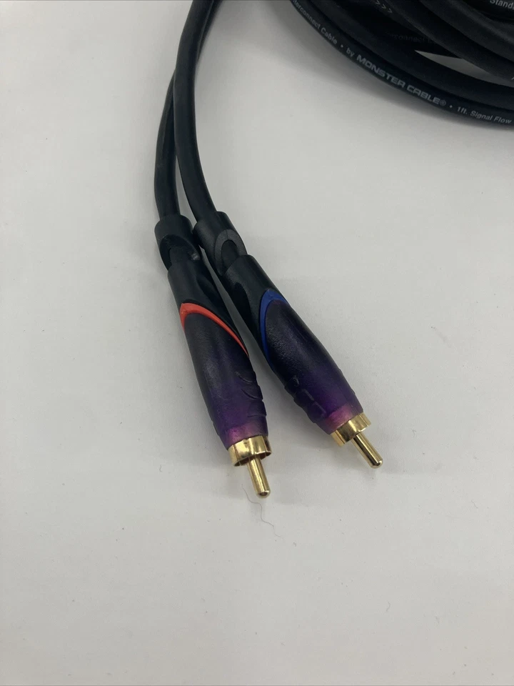 Monster Link Pro DJ Interconnect Dual Male To Male Unbalanced 8-9 FT - Image 4 of 4