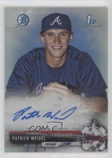 2017 Bowman Chrome Prospect Refractor 287/499 Patrick Weigel #CPA-PW Auto 5lq