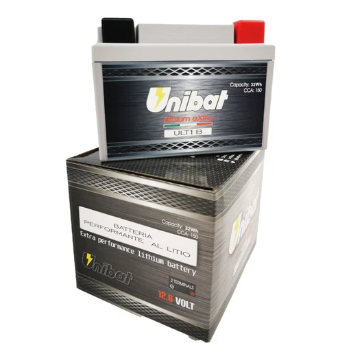 BATTERIA MOTO A LITIO UNIBAT LITHIU EXTRA ULT1B 150AH 12V - Foto 1 di 2