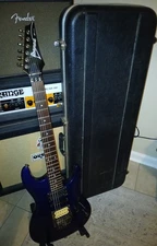 Ibanez S470~Jewel Blue~1998~w/Hard Case & Strap~Korea~Very Nice