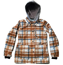 DC Snowboarding Womens Small 40 Plaid Snow Sk...