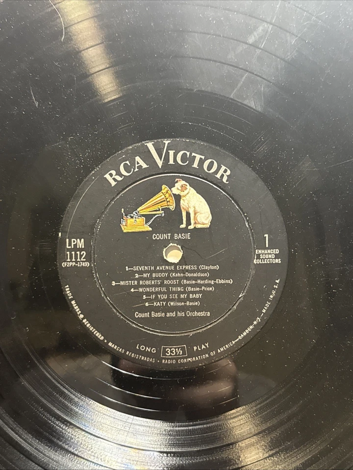 COUNT BASIE (ANDY WARHOL COVER) MONO RCA LPM-1112 - Image 4 of 4