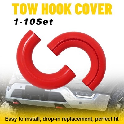 Front Bumper Track Tow Hook Trailer Trim Cover Protect For Ford 2004-2024 F150