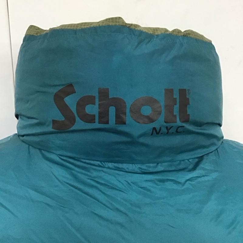 Schott Schott Down Jacket Outer Zip Up Nylon Oute… - image 3