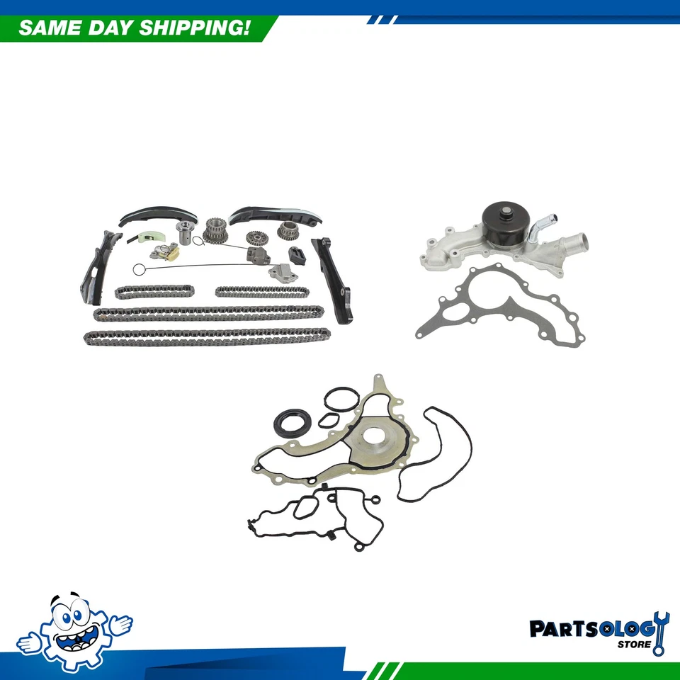 DNJ TK1169WP Timing Chain Kit with Water Pump For 11-22 Chrysler 3.6L V6 DOHC  - Bild 1 von 3