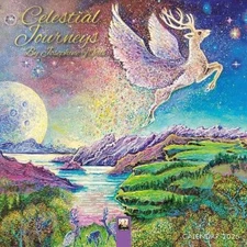 Celestial Journeys by Josephine Wall Mini Wall Calendar 2026 (Art Calendar)