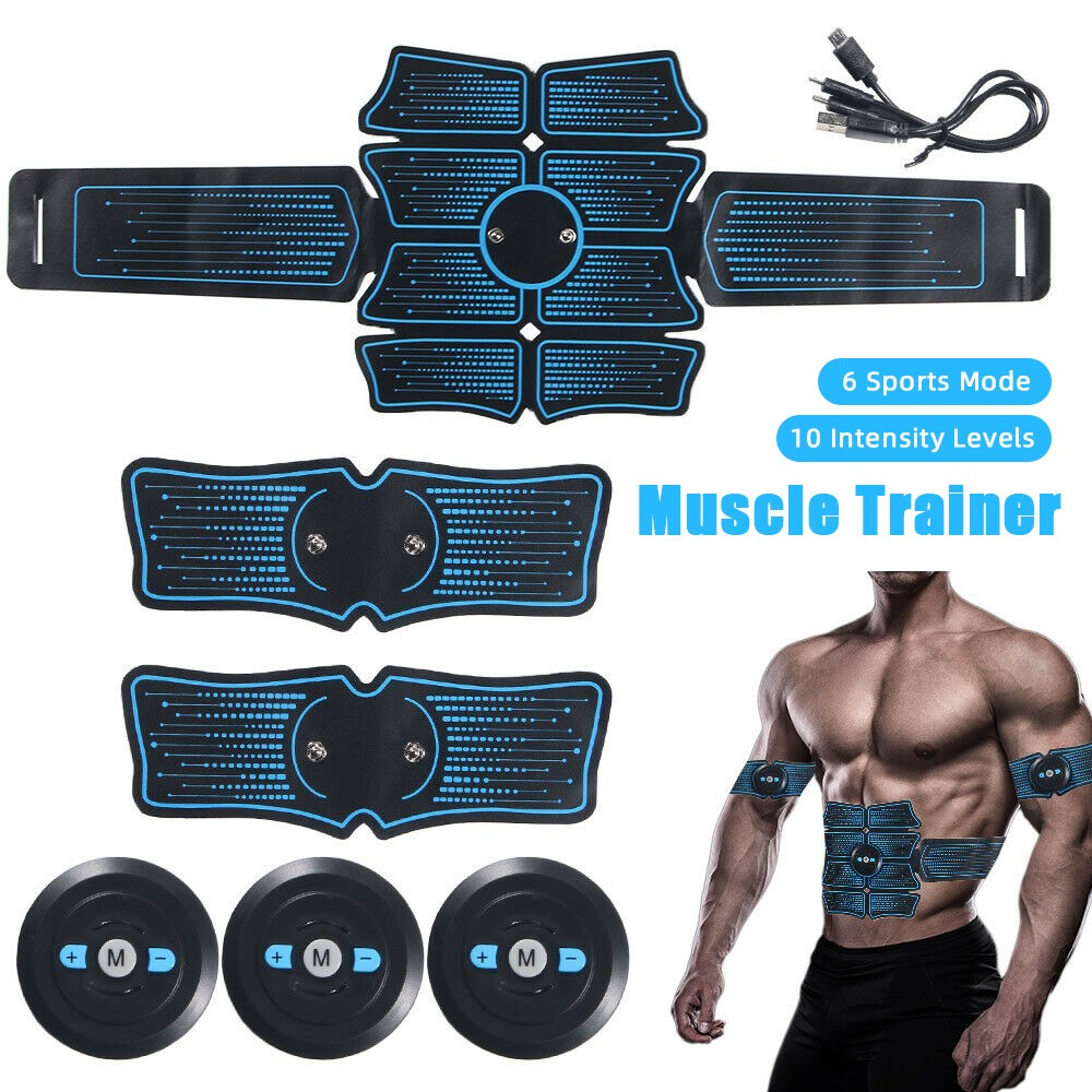 ABS Stimulator Workout Equipment Ab Machine USB Rechargeable for