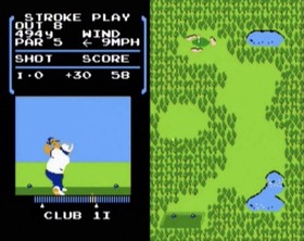 Golf Nintendo NES Cart Retro PAL-B 1989 #0571