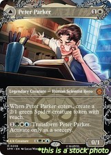 Peter Parker (0208) (Borderless) SPM Foil 208 Marvel's Spider-Man NM