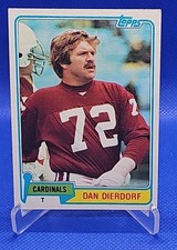 Dan Dierdorf, 1981 Topps, #519 St. Louis Cardinals