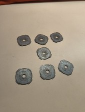 7 Vintage Metal 45 RPM Record Adapters Inserts Webster Chicago Corporation Lot