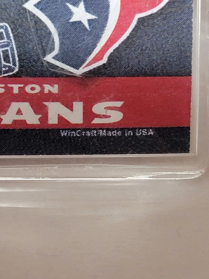 Vintage Houston Texans Double Sided Keychain NFL Football Made In USA - Image 3 of 4