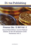 James Wilson | Finance (No. 3) Bill Vol. 2 | Taschenbuch | Englisch (2013)