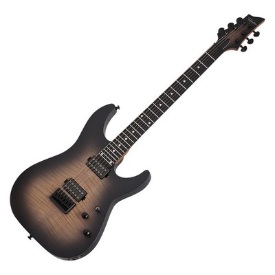 Schecter C-1 Standard Plus Guitar in Ember Burst