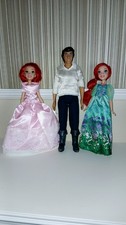 Disney Ariel Doll Bundle x 3 Little Mermaid