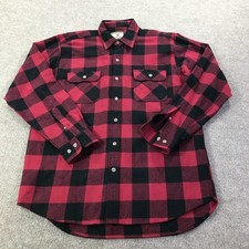 Field Stream Shirt Mens XL Tall Buffalo Plaid Flannel Outdoor Workwear