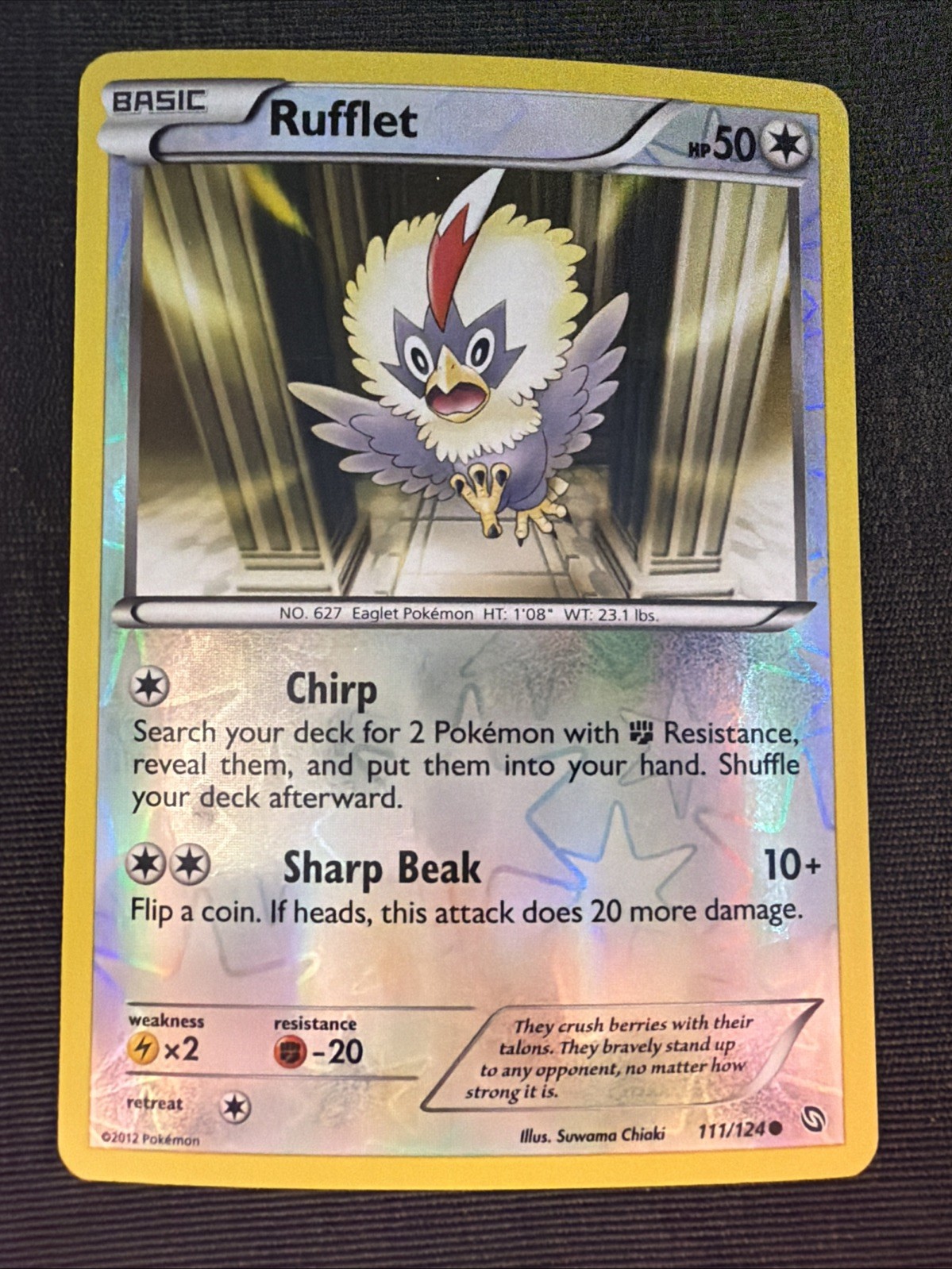 Rufflet 111/124 Dragons Exalted Reverse Holo