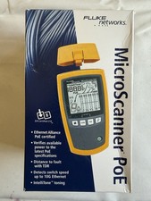 Fluke Networks MicroScanner Network Cable Verifier  PoE Tester MS-POE